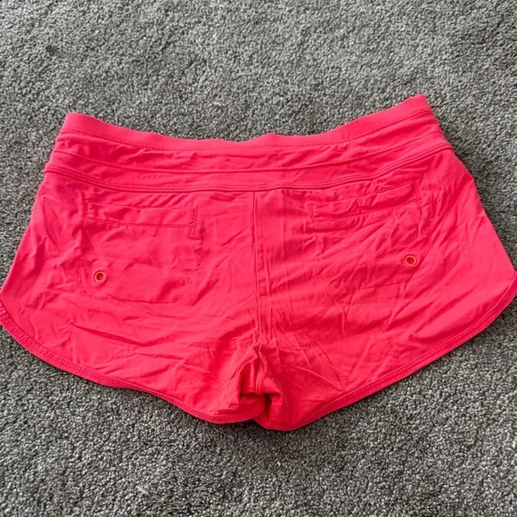Athleta Bright Pink Athletic Shorts - Picture 3 of 3